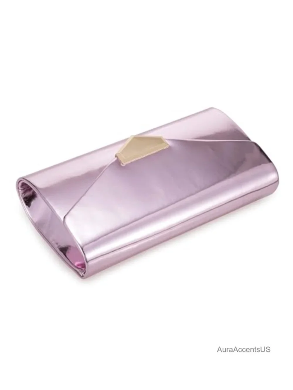 PU Leather Clutch Purse with Detachable Chain Strap Evening Bag